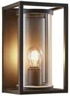 Lucande Au&szlig;en-Wandleuchte Brienne, Metall, Alu IP54, 1 x 15 W