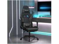 vidaXL Gaming-Stuhl mit Fußstütze Kunstleder (3143699-3143710) schwarz/grau...