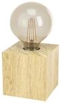 EGLO Tischleuchte Eglo Tischleuchte Prestwick 2 holz 9,5 x 9,5 cm, Ohne...