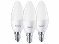 Philips LED Lampe ersetzt 40W, E14 Kerzenform B35, weiß, warmweiß, 470 Lumen,...