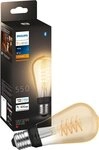 Philips Hue LED-Filament White Edison ST64, 580 lm, E27, 1 St., Warmwei&szlig;