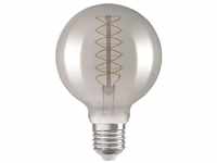 Osram LED Lampe ersetzt 30W E27 Globe - G95 in Grau 7,8W 360lm 1800K dimmbar...
