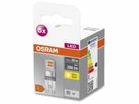 Osram LED Lampe ersetzt 20W G9 Brenner in Transparent 1,9W 200lm 2700K 5er Pack...