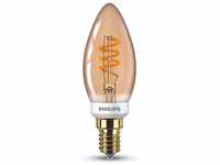 Philips LED-Leuchtmittel LED Lampe ersetzt 15W, E14 Kerzenform B35, gold,...