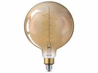 Philips LED Lampe ersetzt 40W, E27 Globe G200, gold, warmweiß, 470 Lumen,...