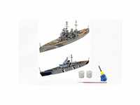 Revell® Modellbausatz First Diorama Set Bismarck Battle, Maßstab 1:1200