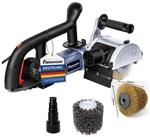 Fanzwork Walzenschleifer Satiniermaschine V2 1500 Watt Stahldraht & Nylon B&uuml;rste,