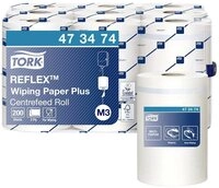 TORK Bienenwachst&uuml;cher TORK Reflex&trade; Starke Mehrzweck-Papierwischt&uuml;cher Wei&szlig; M3