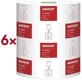 KATRIN Papierhandtuch M2 Hand Towel Roll M Centerfeed (6-St), Handtuchrolle 2-lagig,