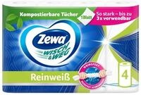 ZEWA Papierk&uuml;chenrolle Wisch & Weg (4-St), 2-lagig, reinwei&szlig; mit