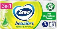ZEWA Drucker- und Kopierpapier 3x Zewa Toilettenpapier bew&auml;hrt Kamille & Aloe...