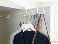 WENKO Handtuchhaken T&uuml;rhaken, wei&szlig;, 4 St&uuml;ck, mattiert, WENKO
