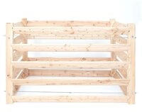 WESTMANN Komposter Konni L, BxTxH: 130x100x80 cm, 1040 l, (1 St)