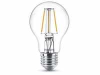Philips LED Lampe ersetzt 40W, E27 Standardform A60, klar, warmweiß, 470...