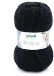 Gr&uuml;ndl Gr&uuml;ndl Wolle Shetland 100 g schwarz H&auml;kelwolle