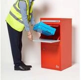 Smart Parcel Box Paketbriefkasten Extra gro&szlig;er Paketbriefkasten, Entnahme hinten &