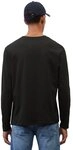 Marc O'Polo Langarmshirt mit dezentem Logo-Print vorne