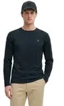 Marc O'Polo Langarmshirt aus reiner Bio-Baumwolle blau M (48)
