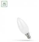 Spectrum LED-Leuchtmittel LED E14 C35 Filament matt 1W = 10W 230V 100lm 360&deg;