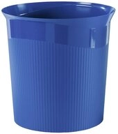 HAN Papierkorb Re-LOOP rund 13 Liter blau 100% recycelter &Ouml;ko-Kunststoff H&ouml;he 29cm