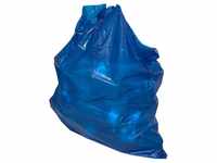 VaGo 15 Stück Abfallsäcke 240 Liter Müllbeutel extra stark Müllsäcke blau