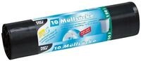 PAPSTAR M&uuml;llbeutel 10x M&uuml;lls&auml;cke LDPE 150l 150 x 70cm schwarz extra stark