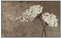 Salonloewe Fu&szlig;matte Fu&szlig;matte 75x120 Wishfull Blossom taupe beige,...
