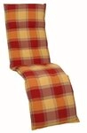 GO-DE Hussen-Set GO-DE Relax-Auflage Classic 170 x 50 x 7 cm, rot, OEKO-TEX&reg;