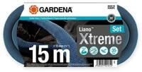 GARDENA Schlauchaufroller Gardena Textilschlauch Liano Xtreme 15 m Set
