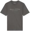 T-Shirt MARC O'POLO "T-Shirt Big-Logo 1er Pack", Herren, Gr. L, grau, Obermaterial: