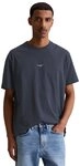 Marc O'Polo DENIM T-Shirt mit Labeling vorne mittig