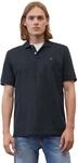 Poloshirt MARC O'POLO, Herren, Gr. L, blau (schwarz night), Piqu&eacute;,...