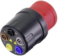 VOLTCRAFT CEE-Stecker VOLTCRAFT VMA-3L 16 Messadapter CEE-Stecker 16 A 5polig -