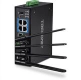 Trendnet TI-W100 Industrial Router Netzwerk-Switch (Wireless AC1200)