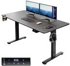 Casaria Schreibtisch, H&ouml;henverstellbar Elektrisch 140x60cm LCD- Display...