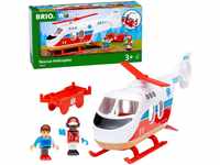 BRIO® Spielzeug-Hubschrauber BRIO® WORLD, Rettungshubschrauber, FSC®-...