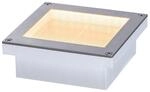 Paulmann LED Einbauleuchte Brick IP67 eckig 100x100mm 1W 18lm 230V Edelstahl,...