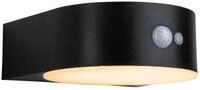 Paulmann LED Au&szlig;en-Wandleuchte Solar Eileen IP44 2200K 300lm Schwarz, LED fest
