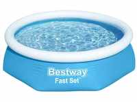 Bestway Pool Fast Set Aufstellpool-Set, Ø 244cm x 61cm
