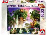 Schmidt Spiele Puzzle Georgia Fellenberg Wächter des Waldes, 1000 Puzzleteile