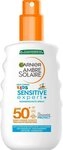 GARNIER Sonnenschutzspray AMBRE SOLAIRE KIDS SENSITVE EXPERT+ LSF50+, mit leichter
