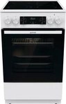 GORENJE Elektro-Standherd GECS5C70WA, mit 1-fach-Teleskopauszug, Aqua Clean, Knusprig