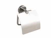 tesa Toilettenpapierhalter tesa WC-Papierrollenhalter Smooz mit Deckel