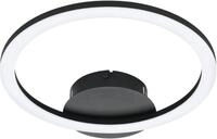 EGLO Deckenleuchte PARRAPOS-Z Deckenlampe schwarz, TuneableWhite, ZigBee 3.0,
