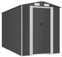 vidaXL Ger&auml;tehaus, Ger&auml;teschuppen Anthrazit 192x357x223 cm Verzinkter Stahl