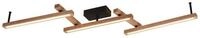 TRIO Leuchten LED Deckenleuchte BELLARI, 1-flammig, Braun, Schwarz, Massivholz,