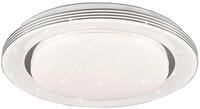 Reality Leuchten LED Deckenleuchte ATRIA, Wei&szlig;, Kunststoff, 1-flammig, &Oslash; 38...