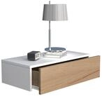 VCM Nachttisch Usal M 60 15x60x30cm (1-St), Nachtschrank, Wandschublade,...