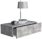 VCM Nachttisch Usal M 60 15x60x30cm (1-St), Nachtschrank, Wandschublade,...