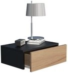 VCM Nachttisch Usal M 45 15x45x30cm (1-St), Nachtschrank, Wandschublade,...